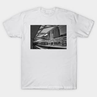 Denver Light Rail Platform At Union Station T-Shirt